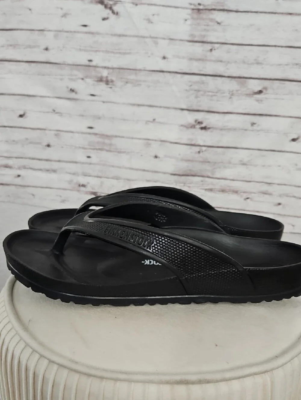 Birkenstock Black Honolulu EVA Thong Sandals